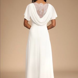 Lulu’s wedding dress.